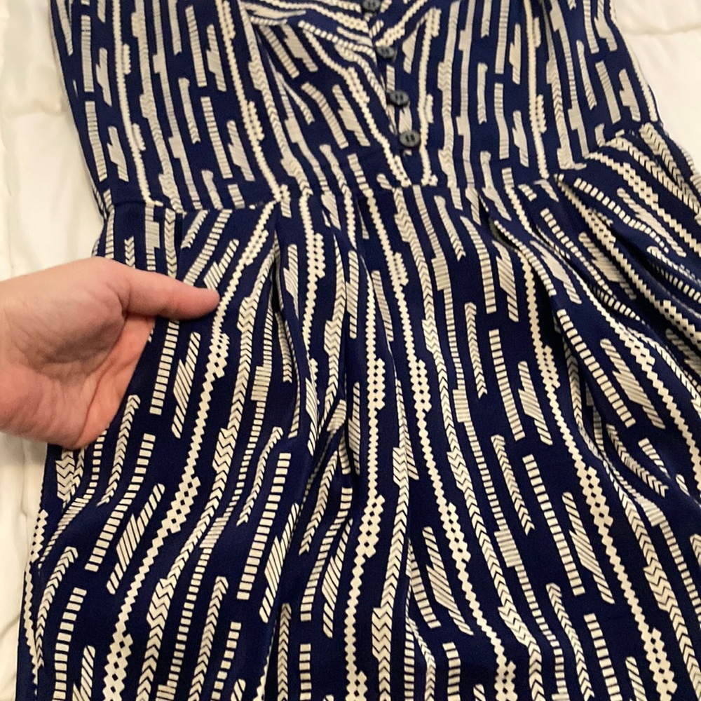 New!! Super Rare!! Myne 100% Silk Mini Dress Size 2 - Picture 6 of 12
